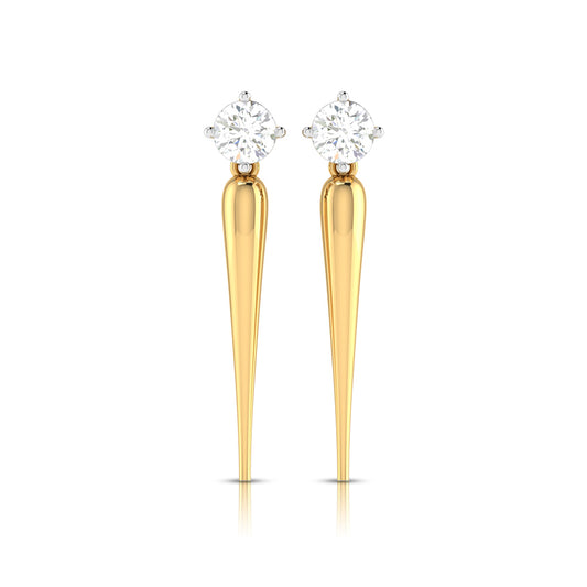 Solace Solitaire Diamond Earrings