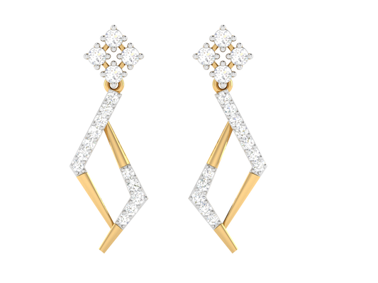 Minimal Majesty Diamond Earrings