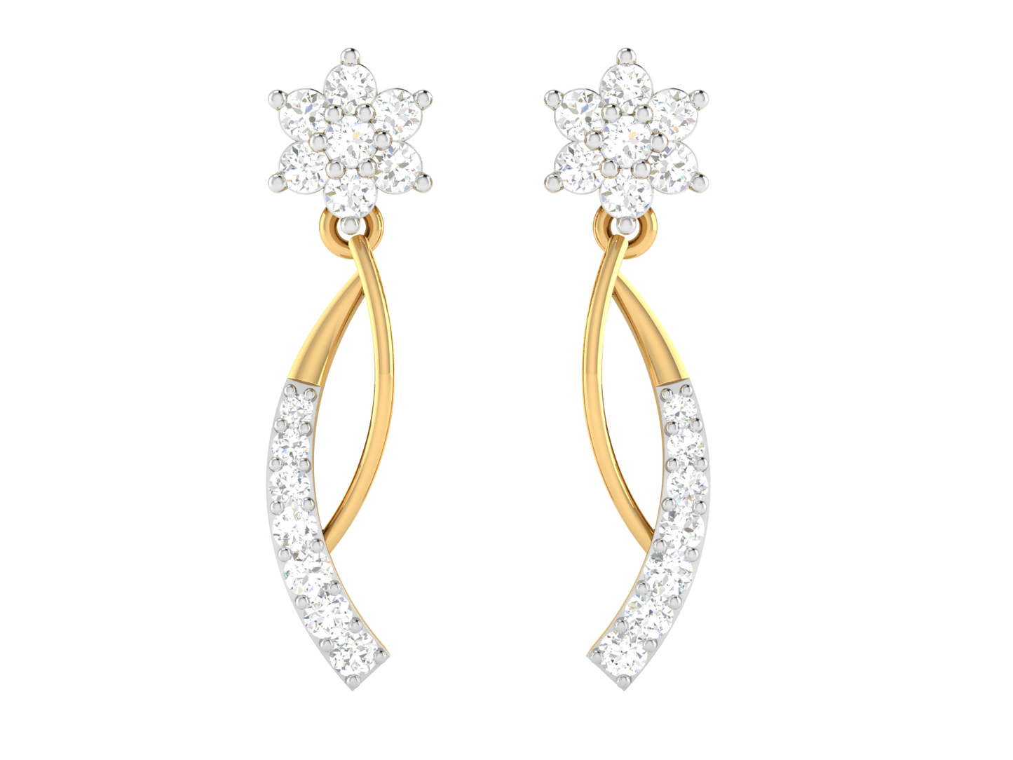 Ethereal Radiance Diamond Earrings