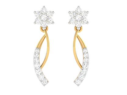 Ethereal Radiance Diamond Earrings