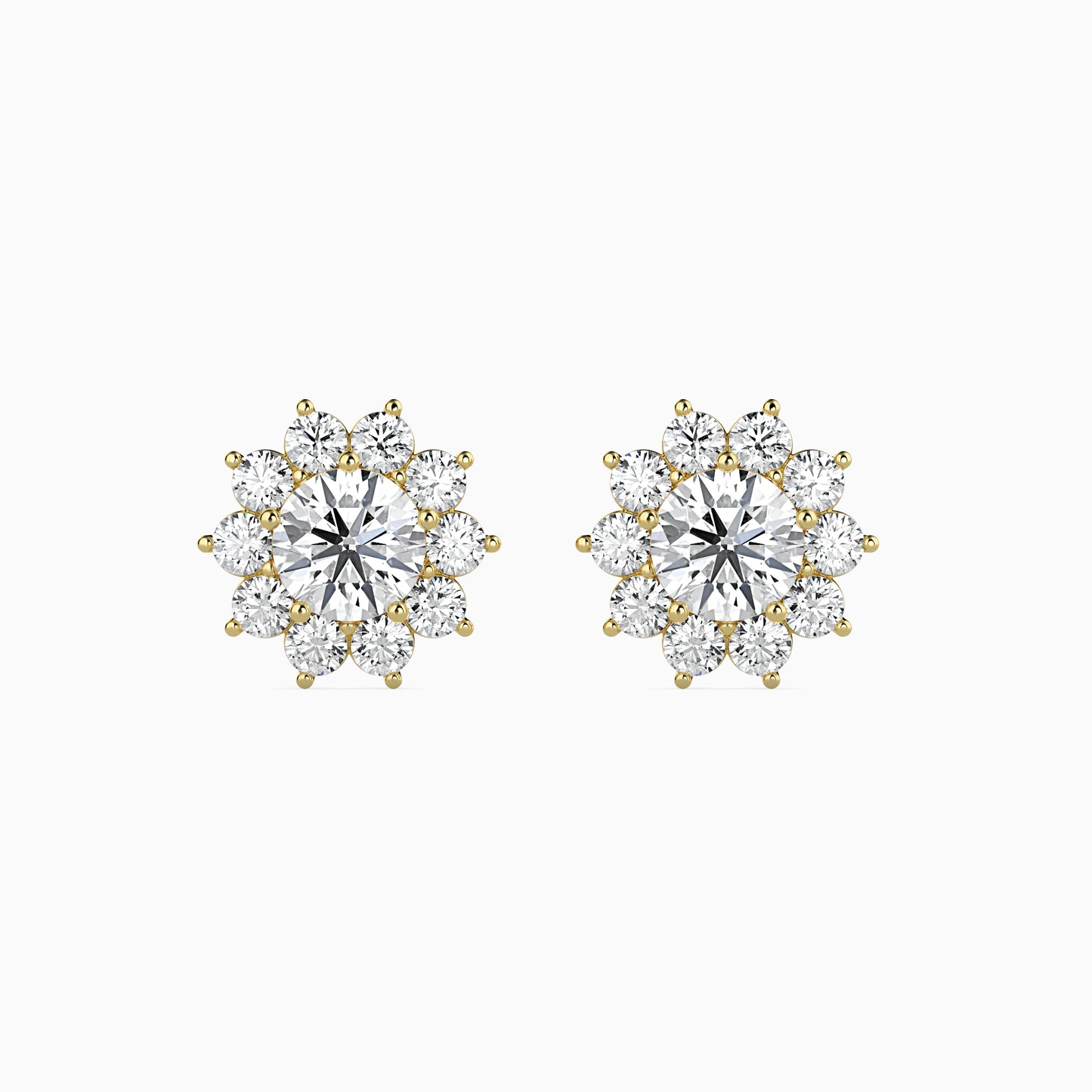 Starlit Garden Solitaire Earrings