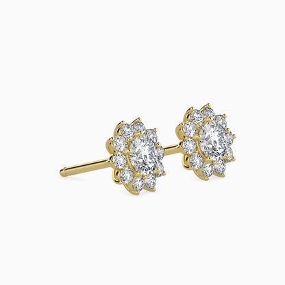 Starlit Garden Solitaire Earrings