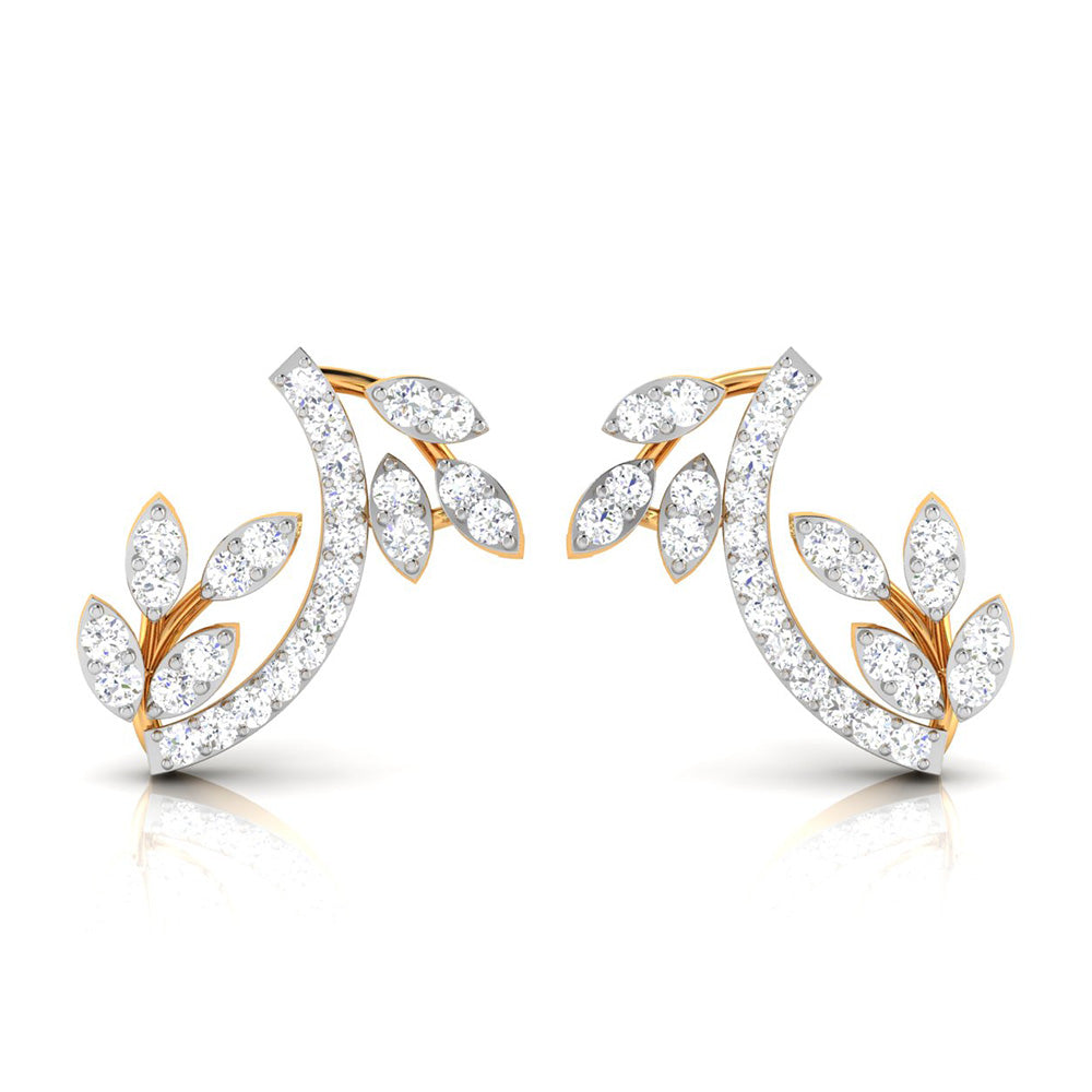 Harmony Petal Diamond Earrings