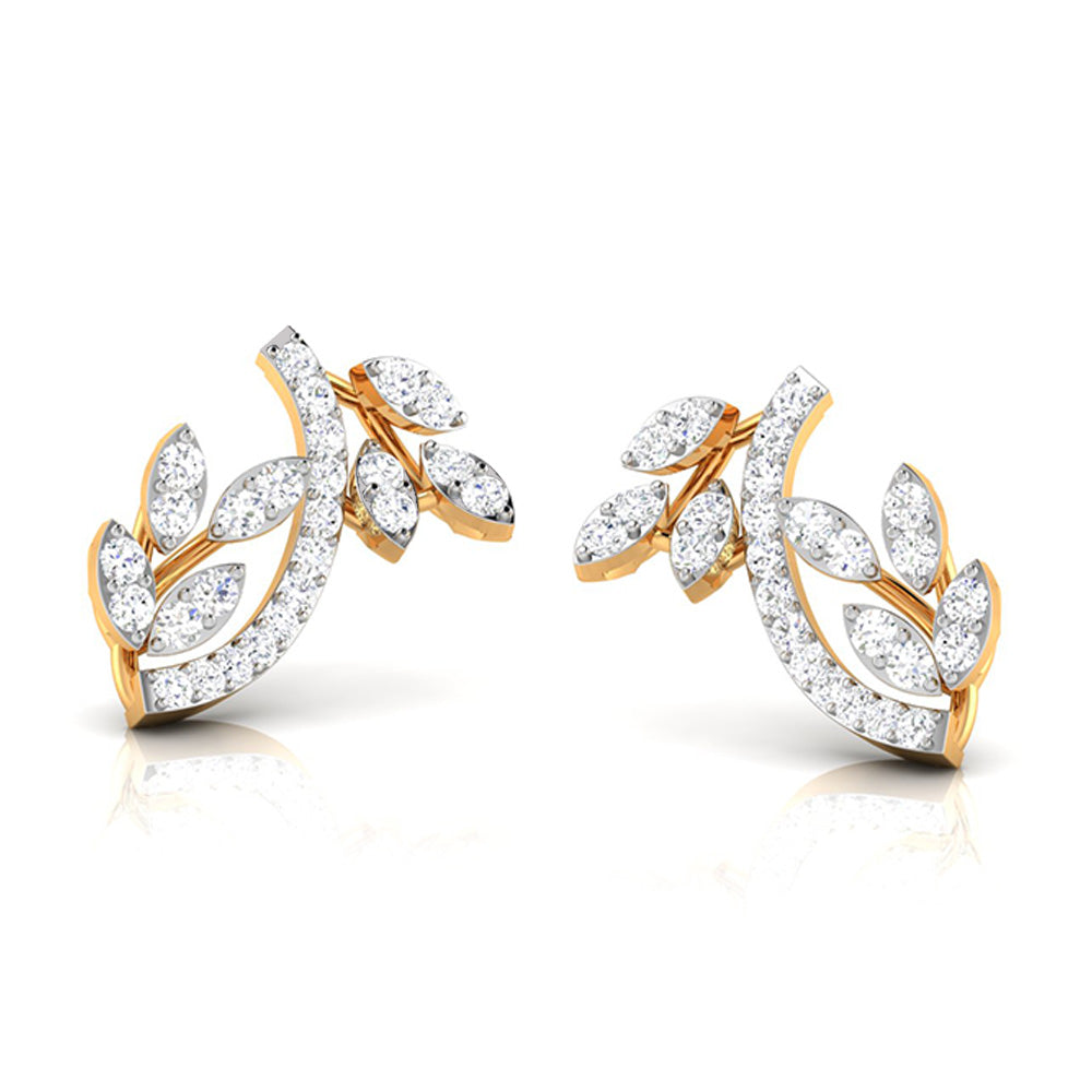 Harmony Petal Diamond Earrings