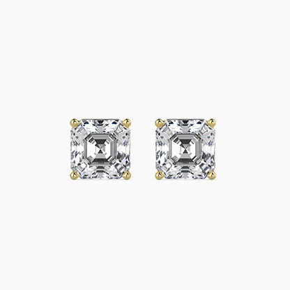 1.5 Carat Asscher Solitaire Studs