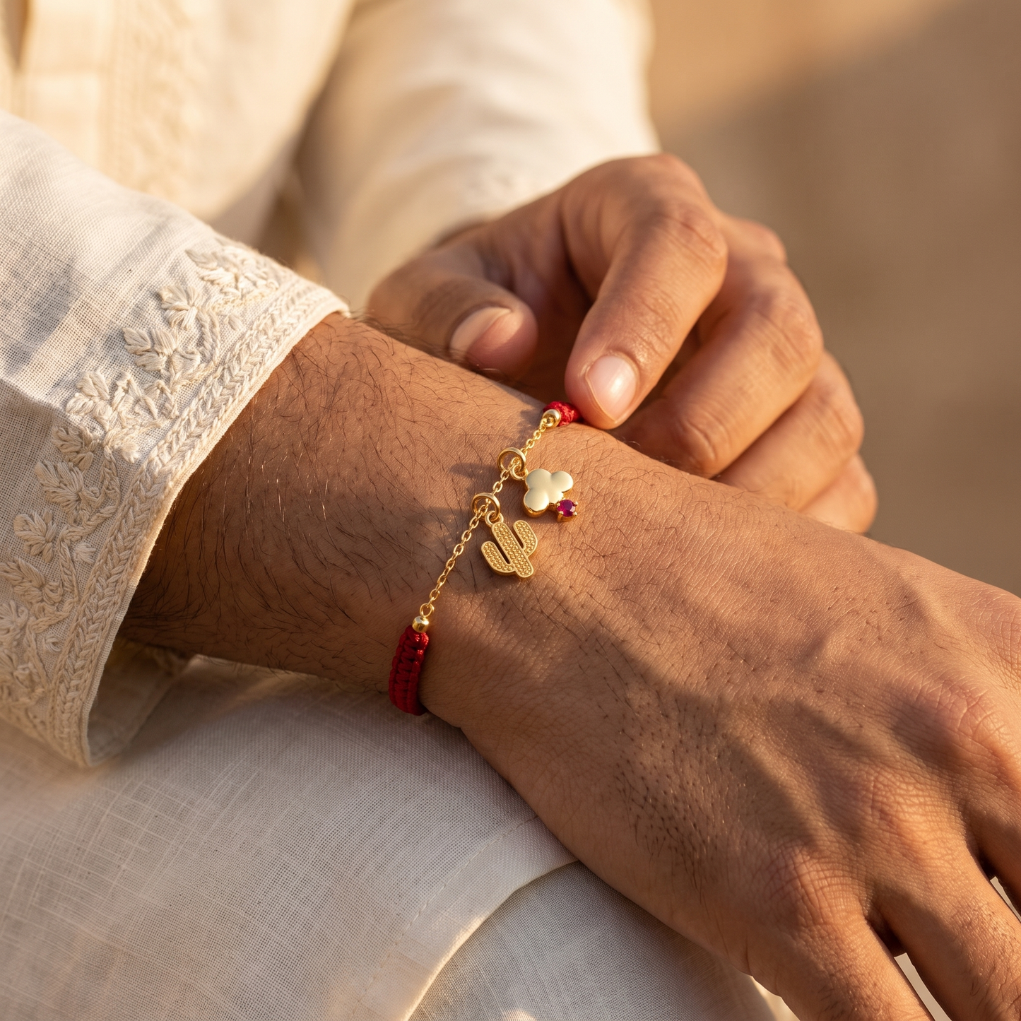 Fierce And Fine Silver Rakhi