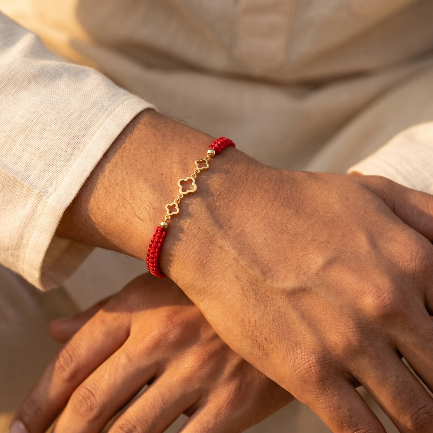 Blossom Bonds Silver Rakhi