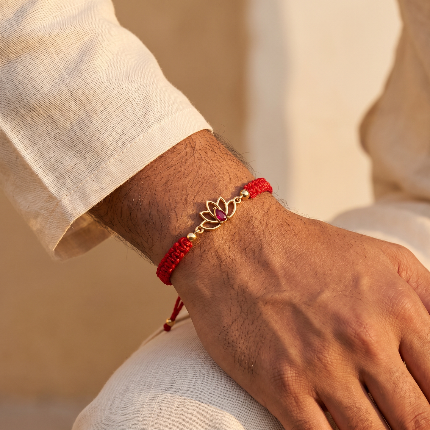 Padma Silver Rakhi