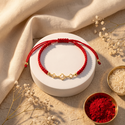 Blossom Bonds Silver Rakhi