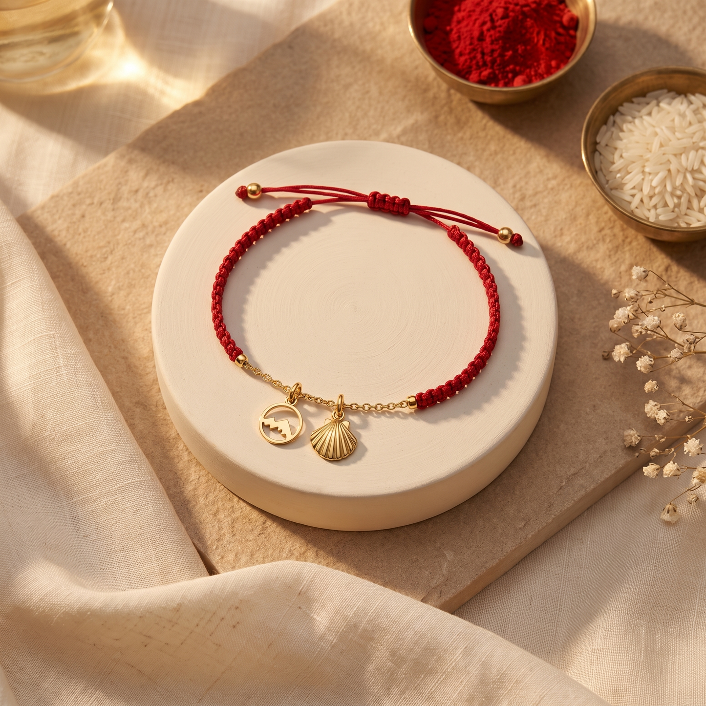Mountain Shores Silver Rakhi