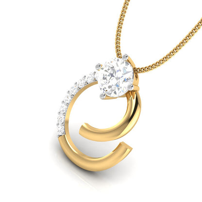 Boundless Radiance Solitaire Diamond Pendant