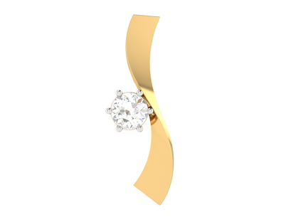 Stellar Solitaire Diamond Pendant