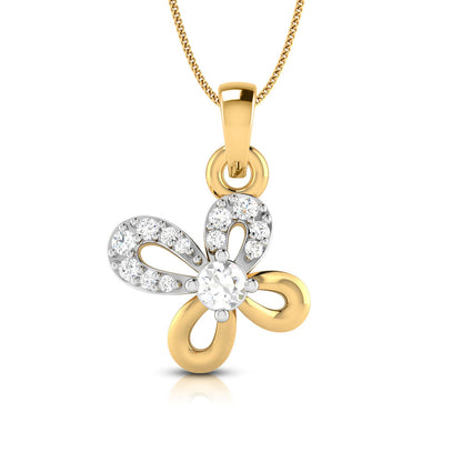 Radiant Reflection Diamond Pendant