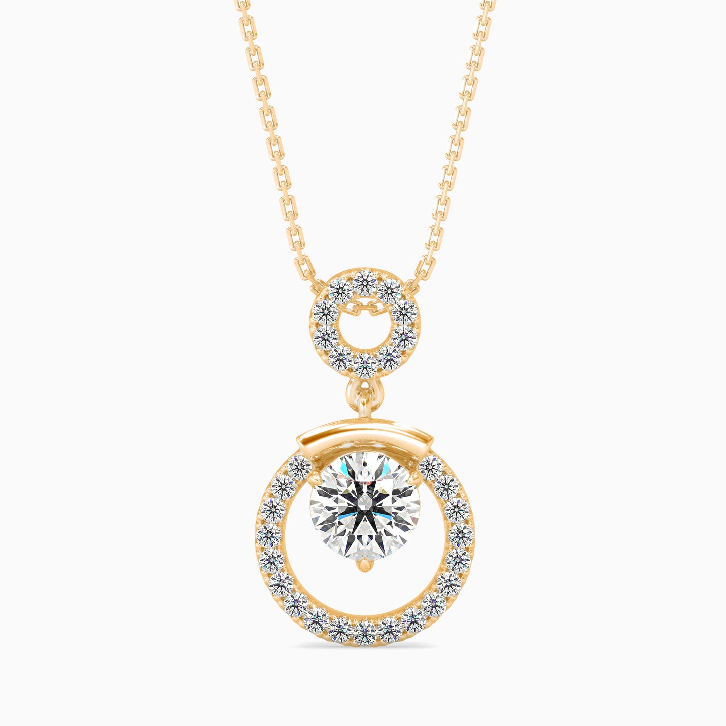 Luminous Grace Diamond Pendant