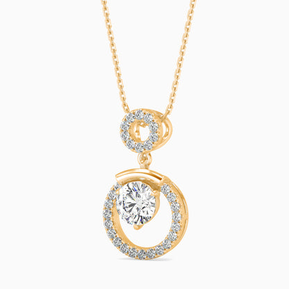 Luminous Grace Diamond Pendant