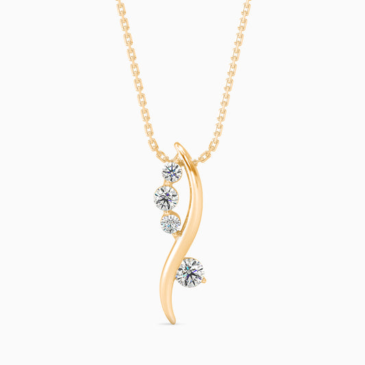 Celestial Droplets Diamond Pendant