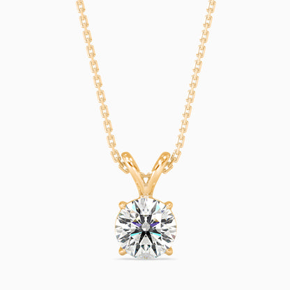 1 Carat Classic Solitaire Pendant