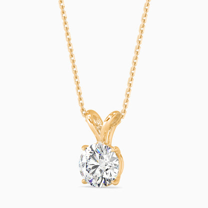 1 Carat Classic Solitaire Pendant