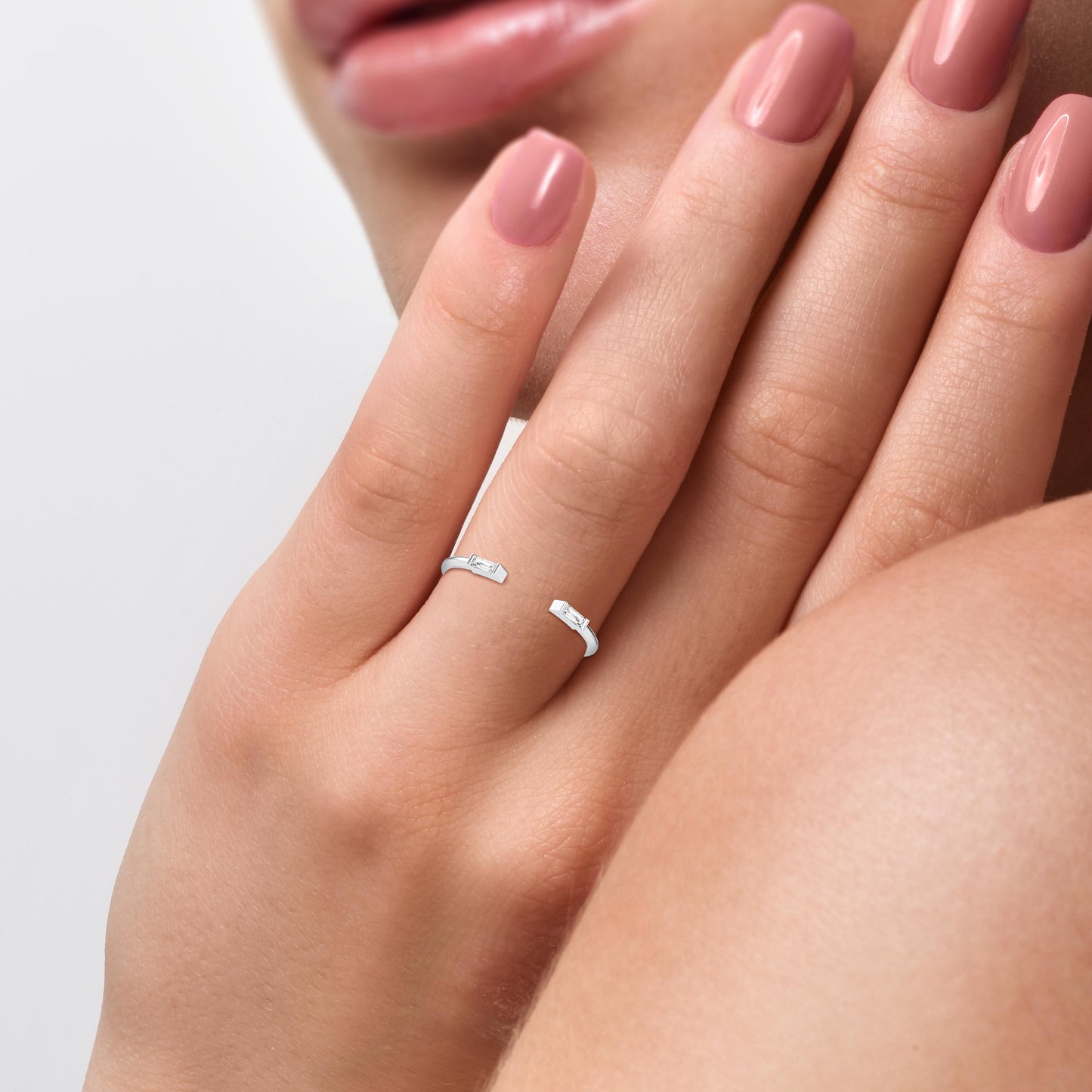 Elegant Whimsy Diamond Ring