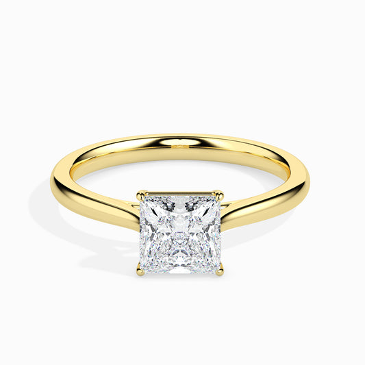 50 Cent Princess Solitaire Ring