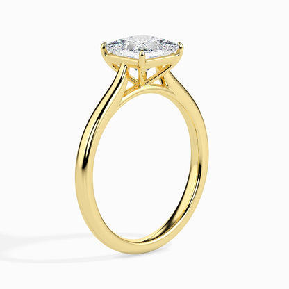 1 Carat Princess Solitaire Ring