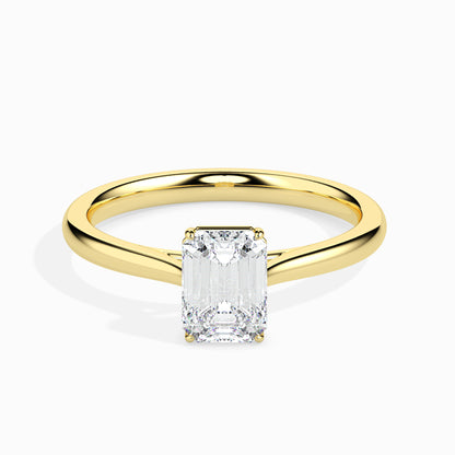 2 Carat Emerald Solitaire Ring