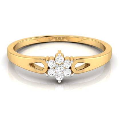 Floral Delight Diamond Ring