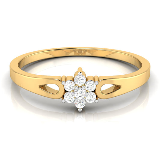 Floral Delight Diamond Ring