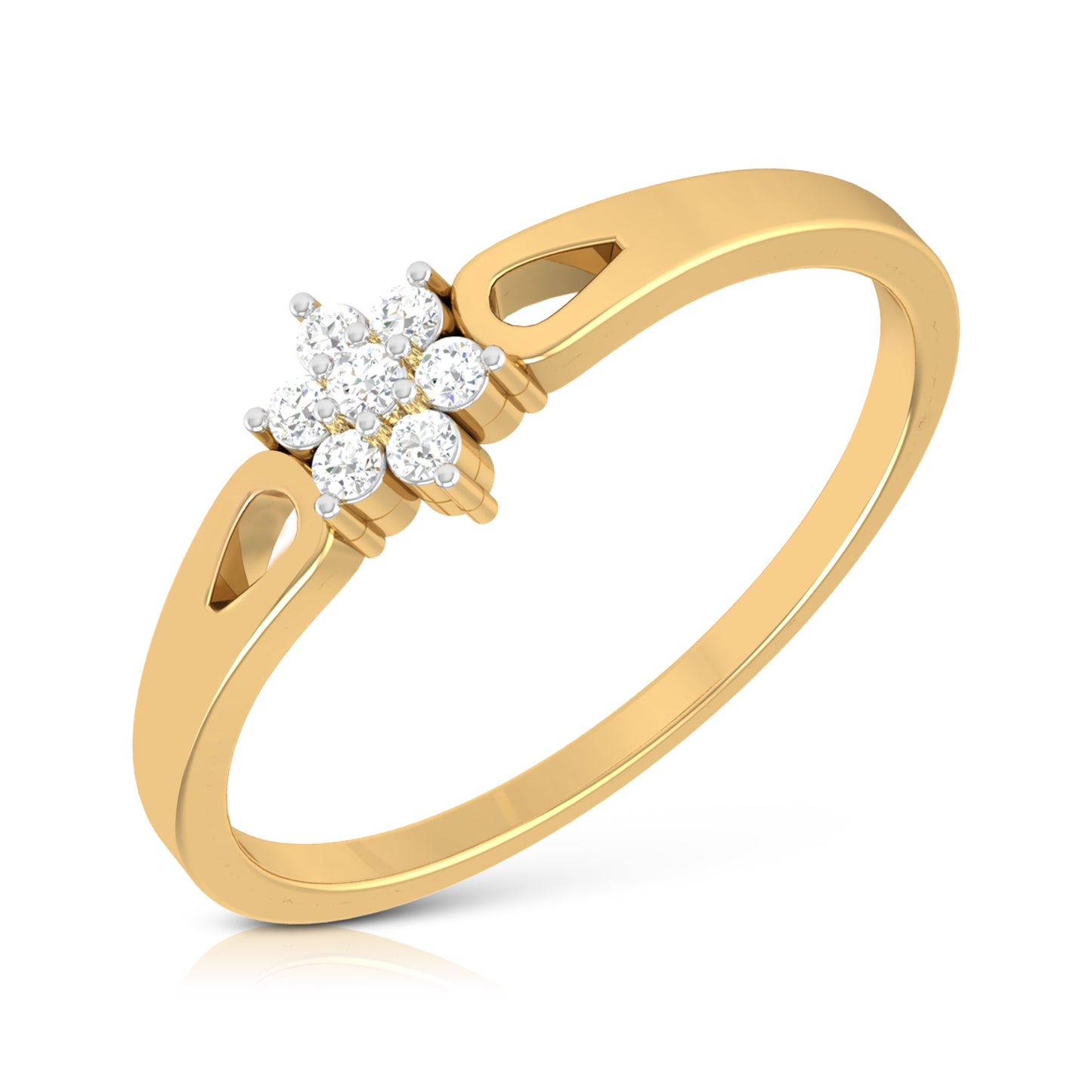 Floral Delight Diamond Ring