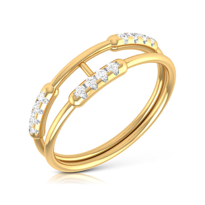 Serene Sparkle Diamond Ring