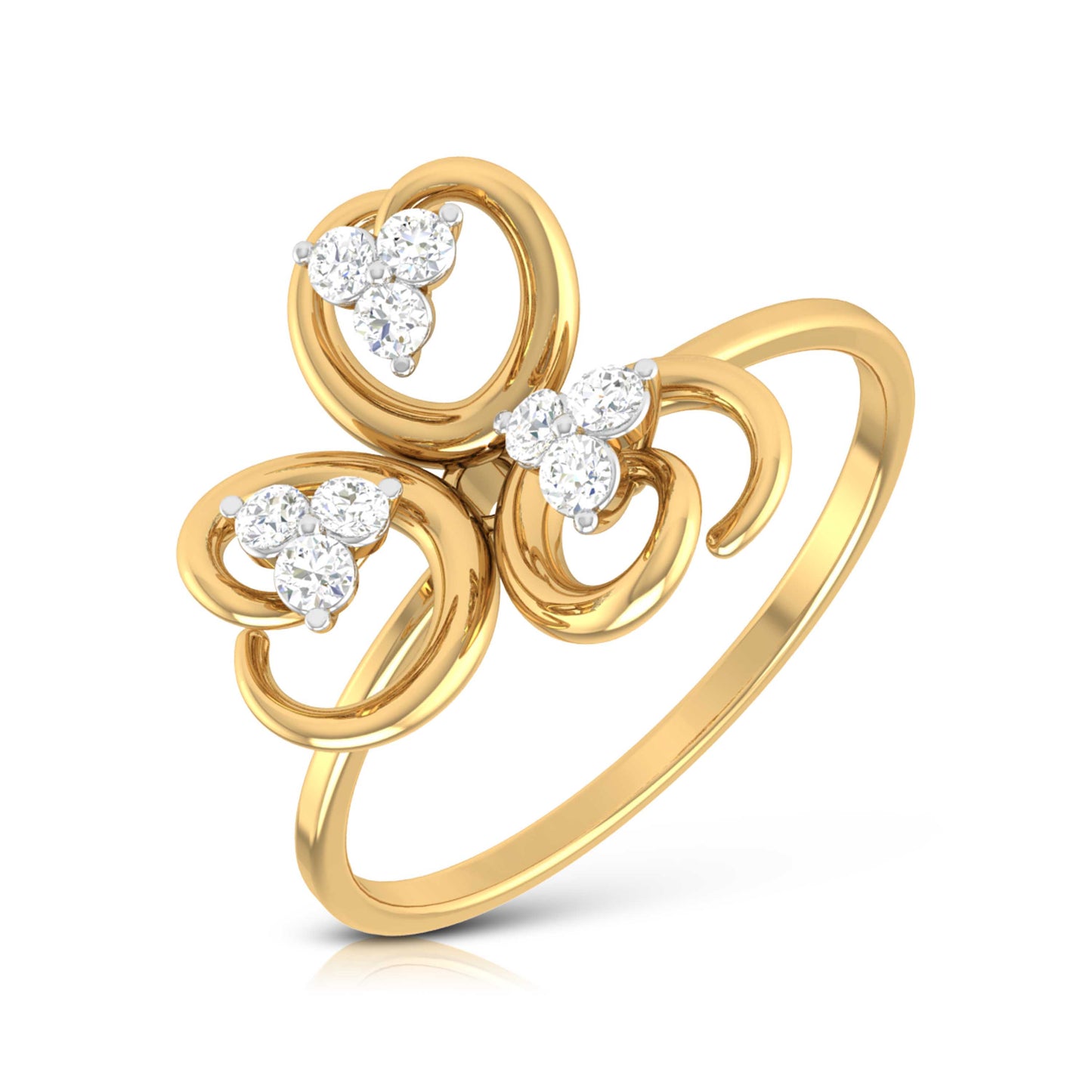 Floral Bliss Diamond Ring