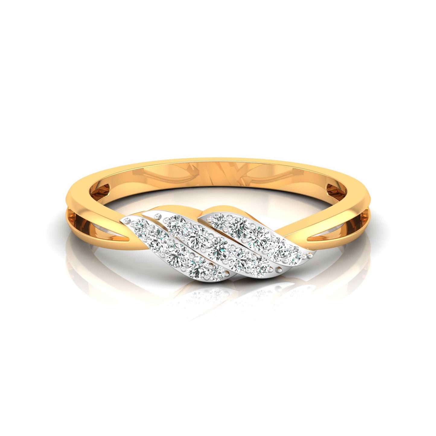 Gleaming Serenity Diamond Ring