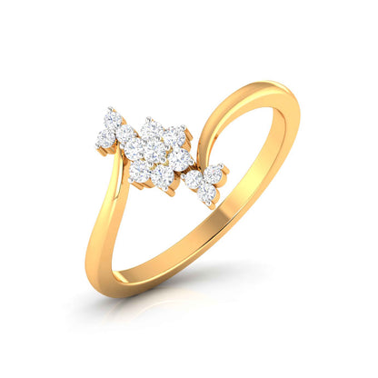 Floral Diamond Ring