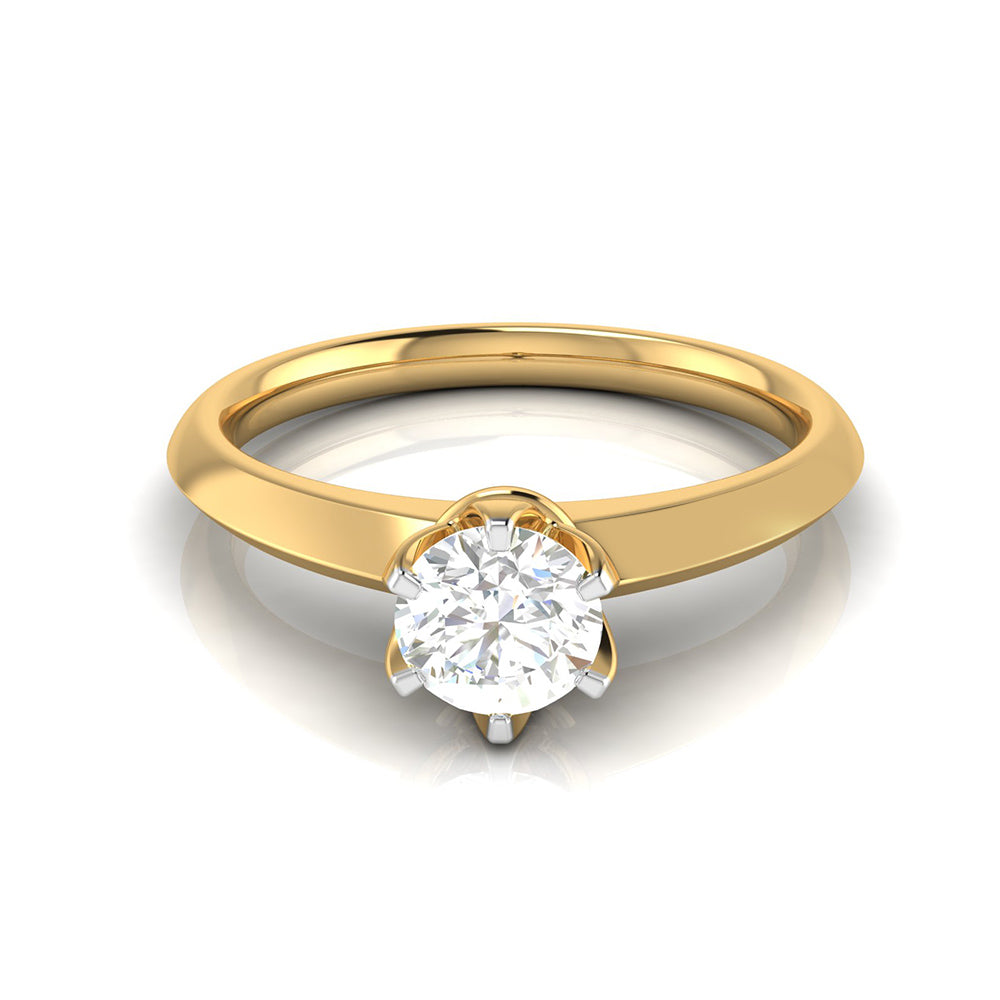 Radiant Solitaire Diamond Ring