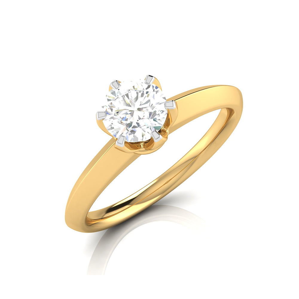 Radiant Solitaire Diamond Ring