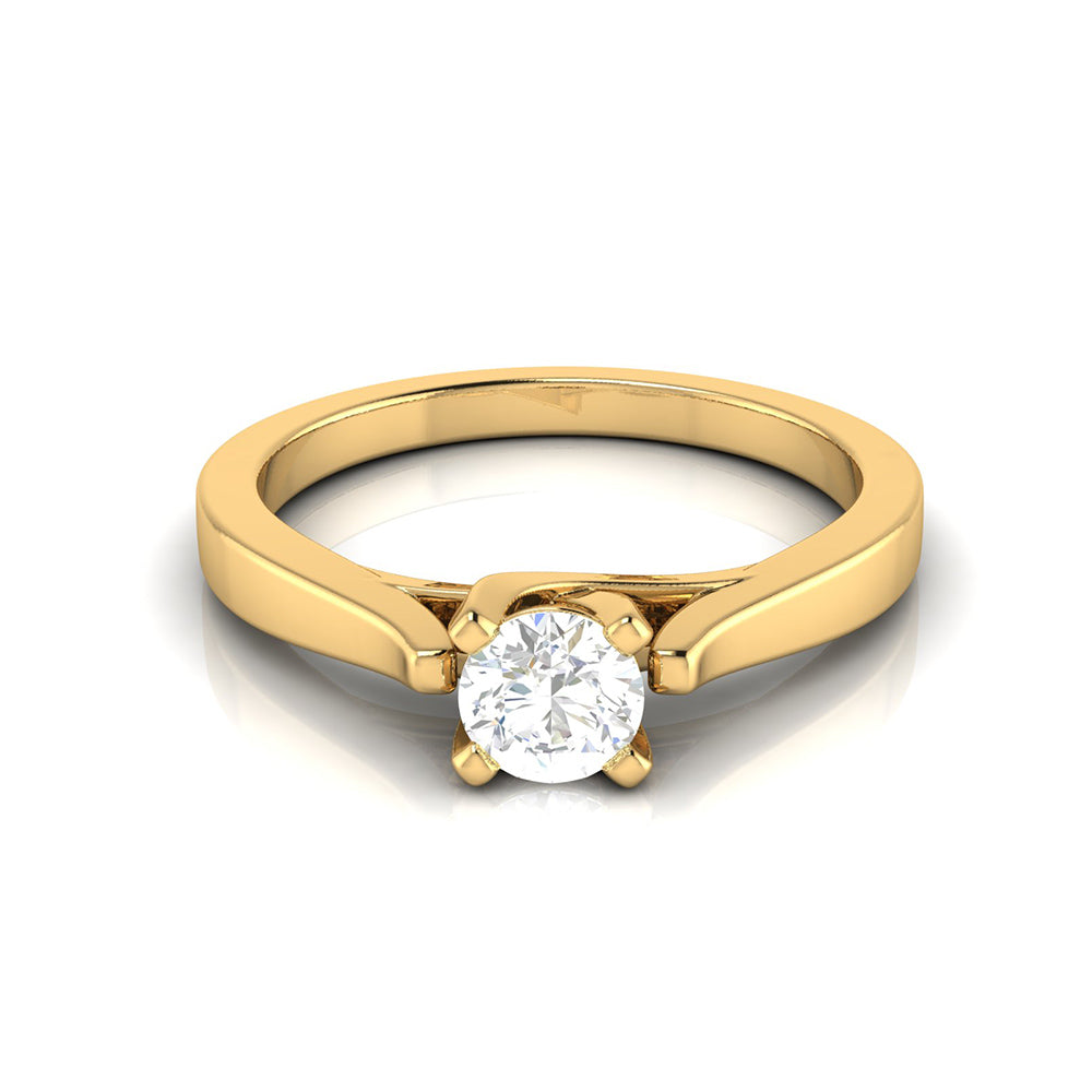 Timeless Sparkle Solitaire Diamond Ring