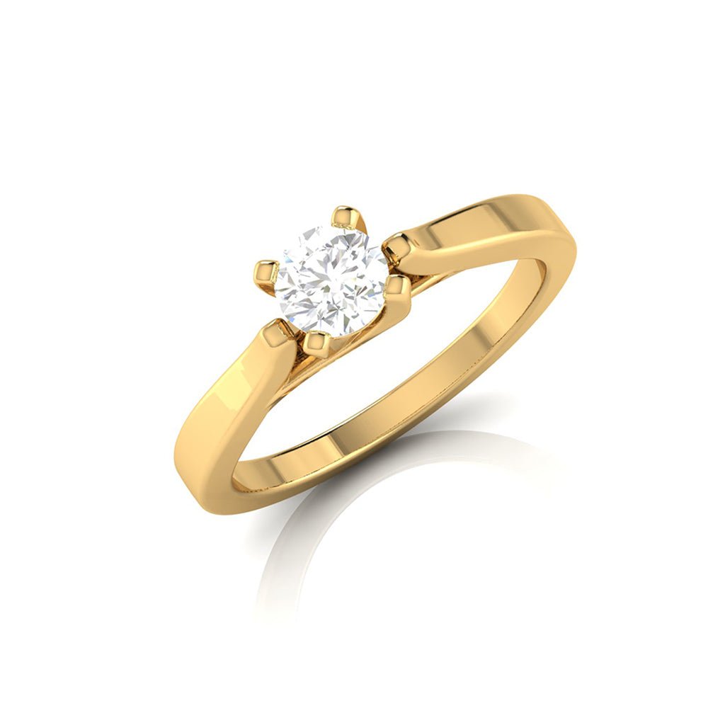 Timeless Sparkle Solitaire Diamond Ring