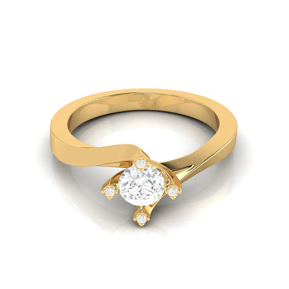 Pure Radiance Solitaire Diamond Ring