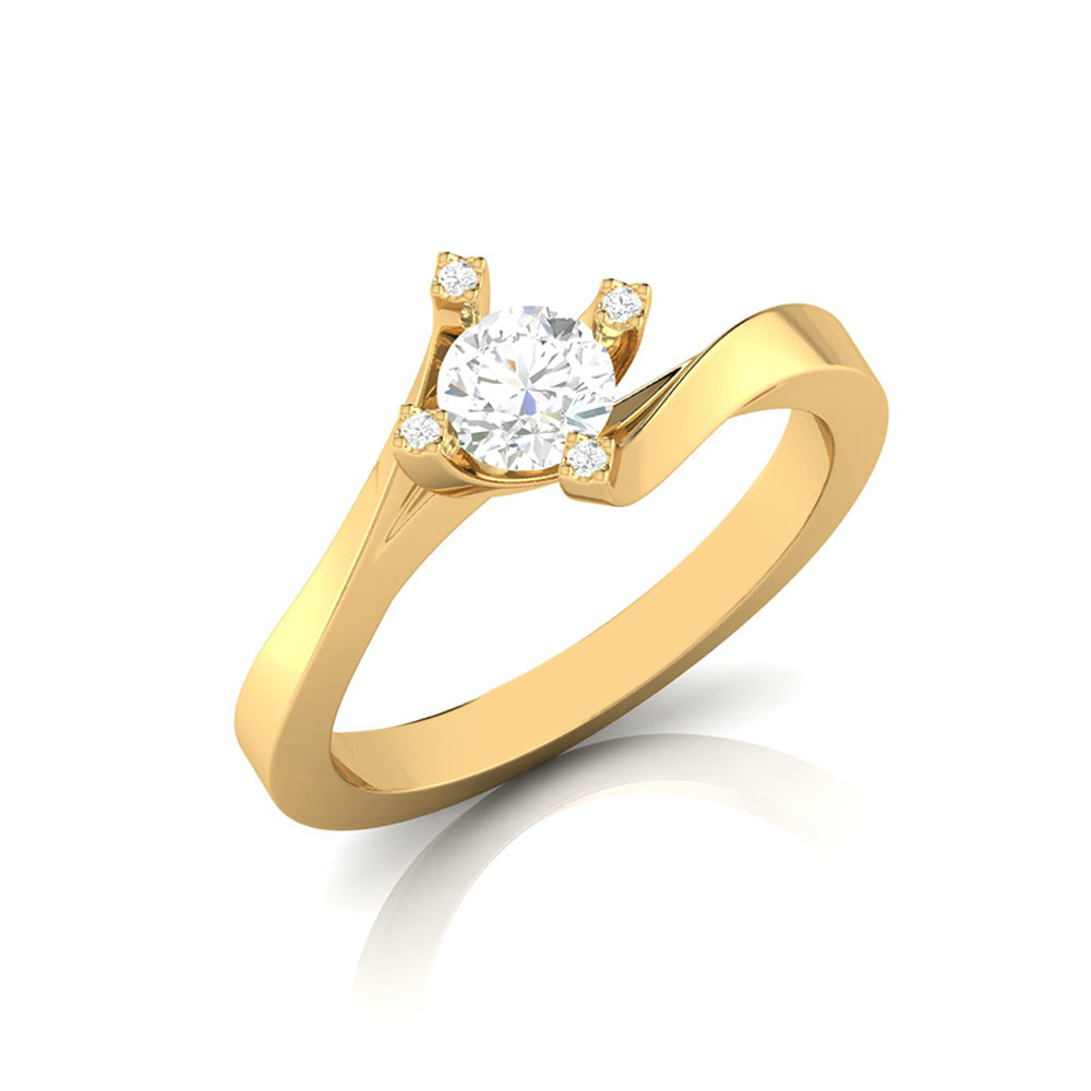 Pure Radiance Solitaire Diamond Ring