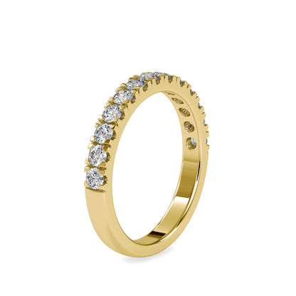 70 cent Half Eternity Ring