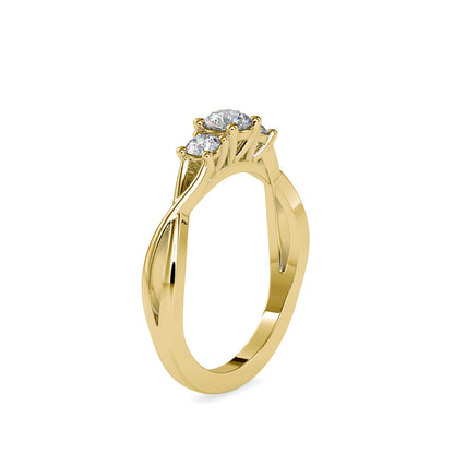 Trinity Sparkle Solitaire Ring