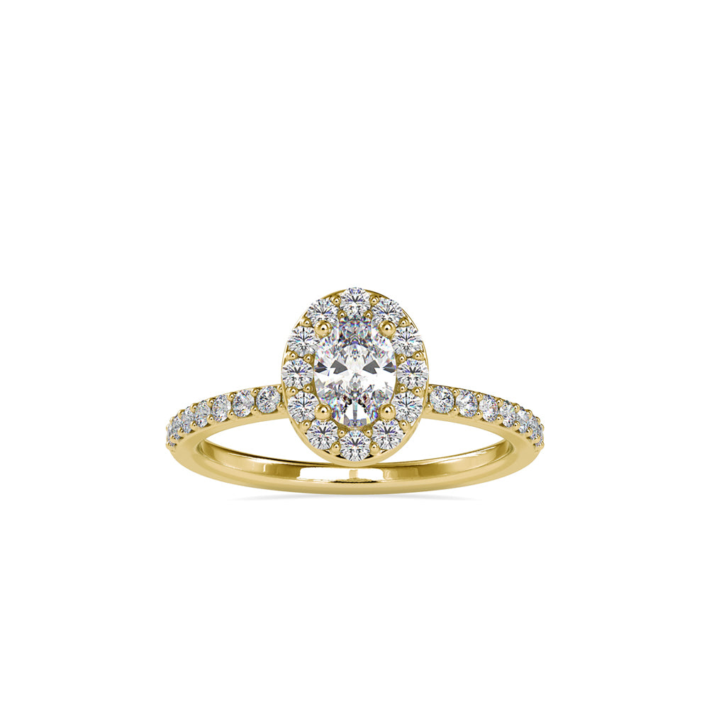 Emperess Oval Solitaire Ring