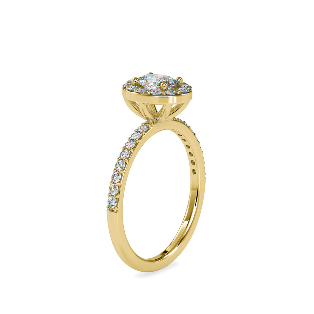 Emperess Oval Solitaire Ring