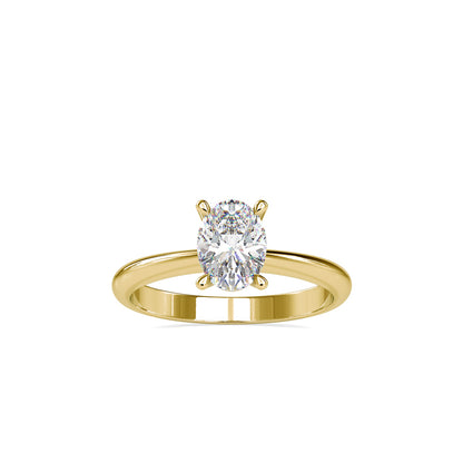 1 Carat Majestic Oval Solitaire Ring