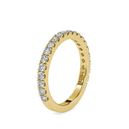 60 cent Half Eternity Ring