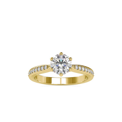 Eternal Pave Solitaire Ring