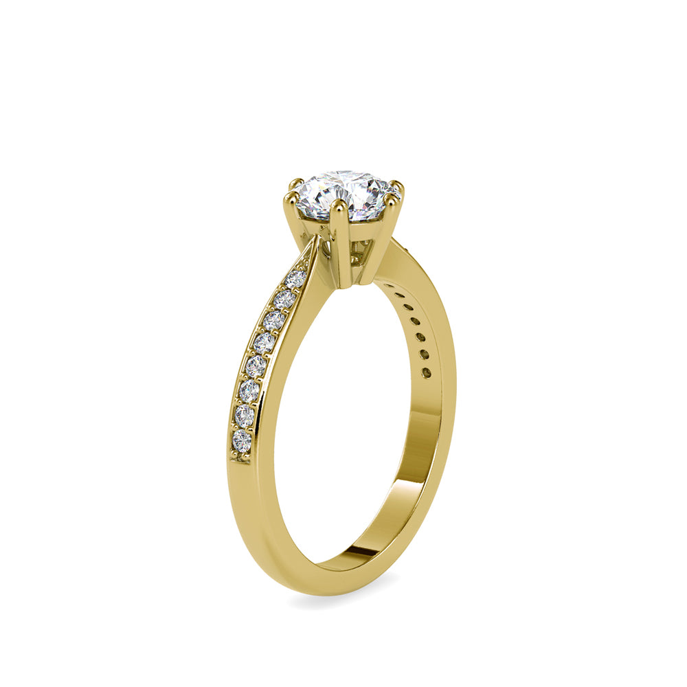 Eternal Pave Solitaire Ring