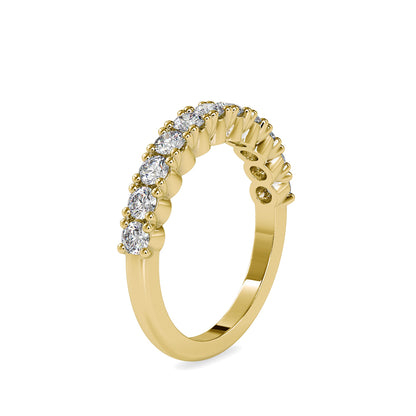 Infinity Glow Half Eternity Ring