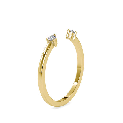 Open Radiance Diamond Ring