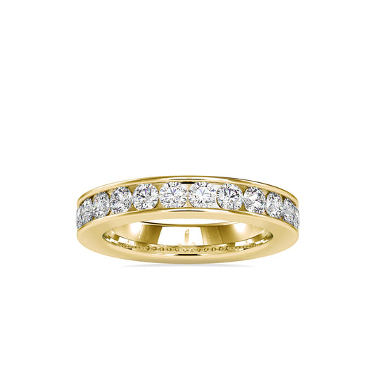 Double Horizon Half Eternity Ring